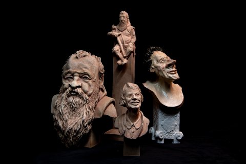 Exposition «Rencontres» sculptures céramiques et dessins